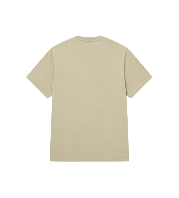 T-shirt van 60/2 katoenjersey zand