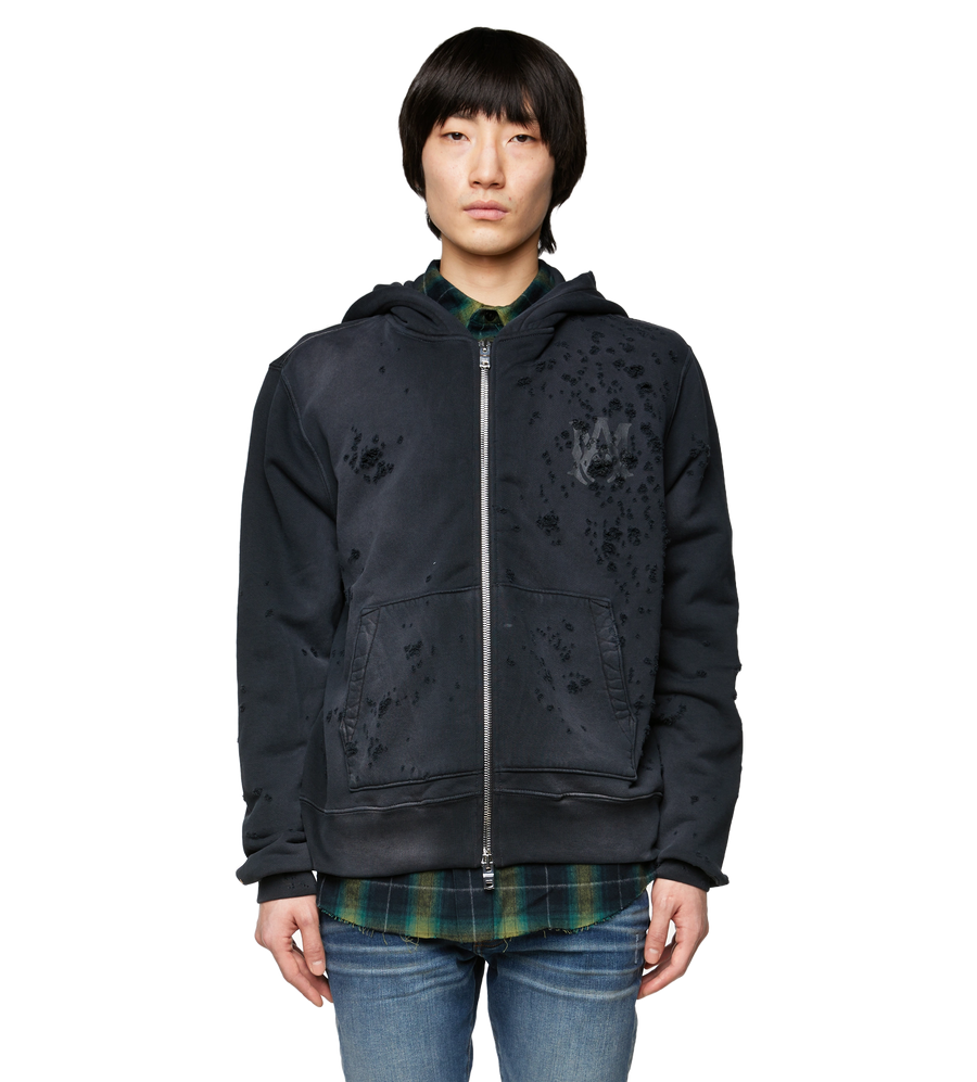 Shotgun Zip Hoodie Black