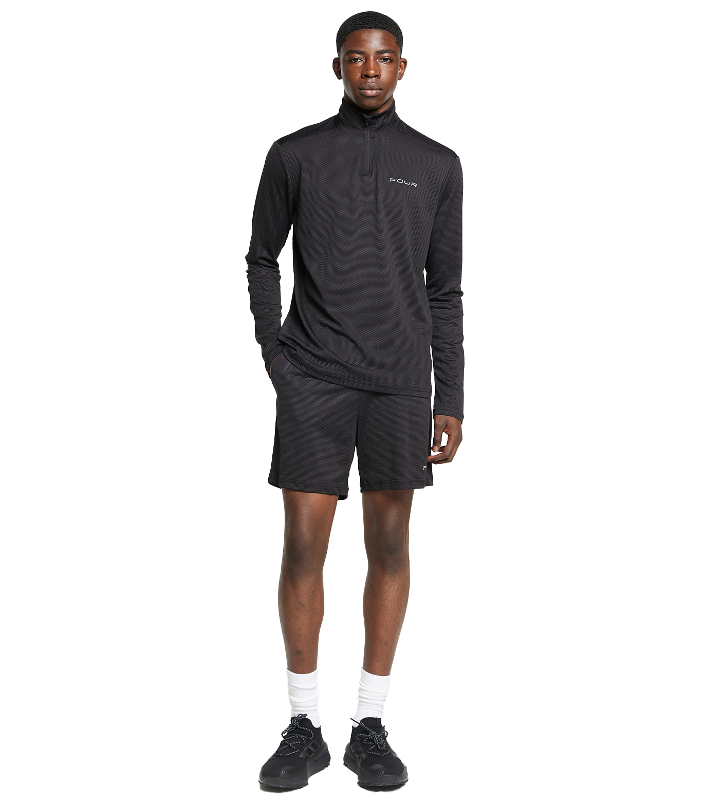 Sportswear Half Zip Black