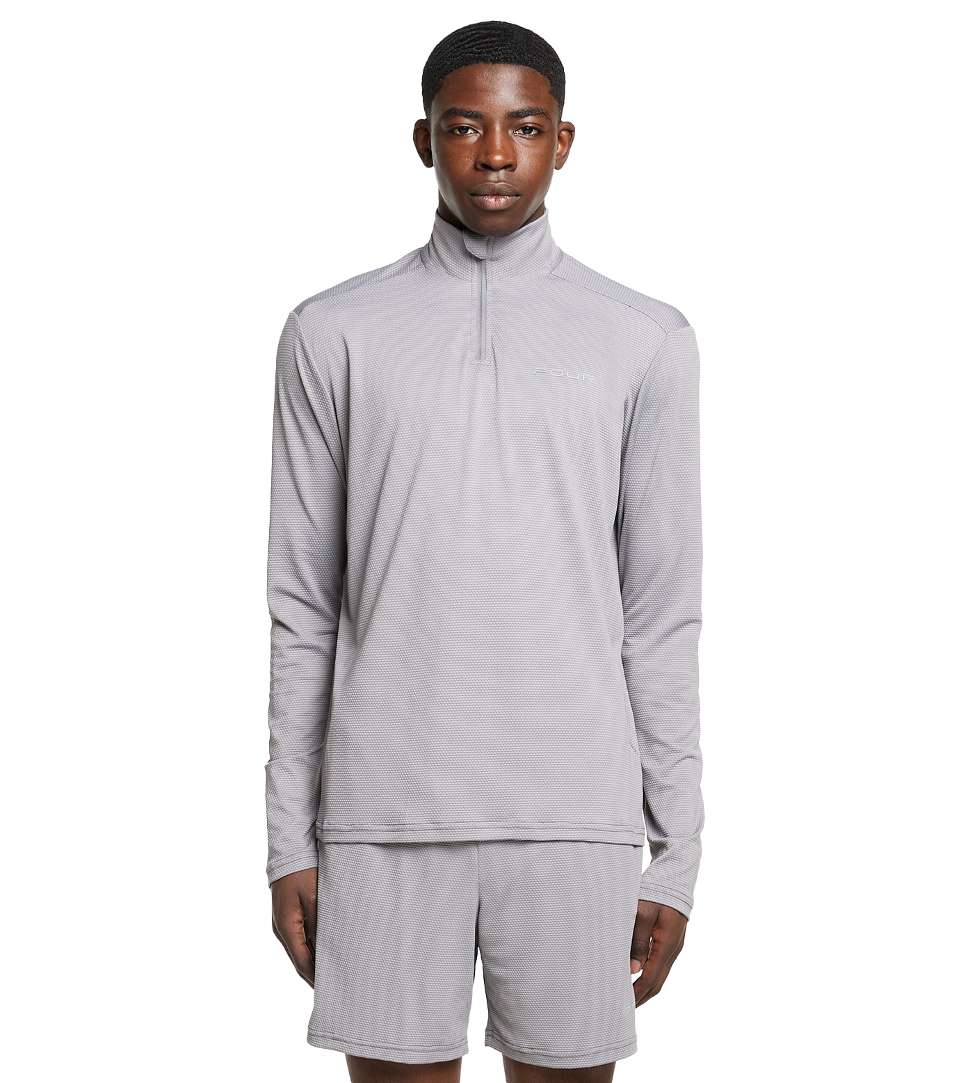 Sportswear Half Zip Light Grey