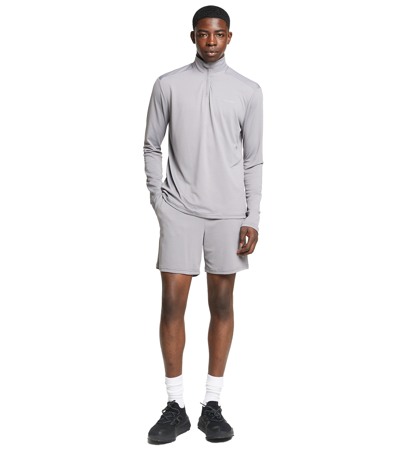 Sportswear Half Zip Light Grey