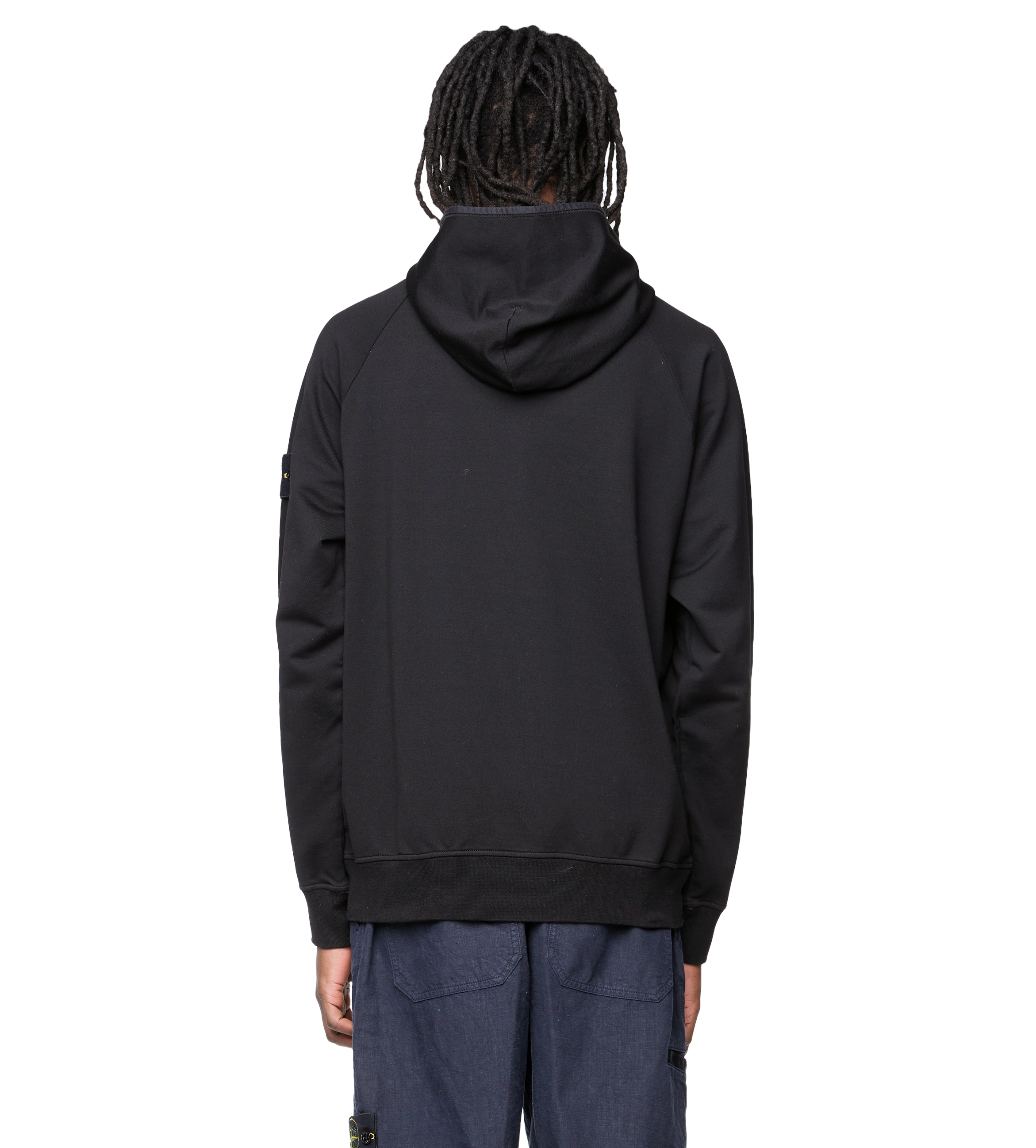 Compass Patch Hoodie Black