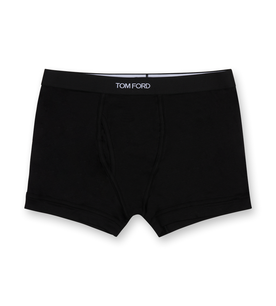 Cotton Boxer Briefs Black