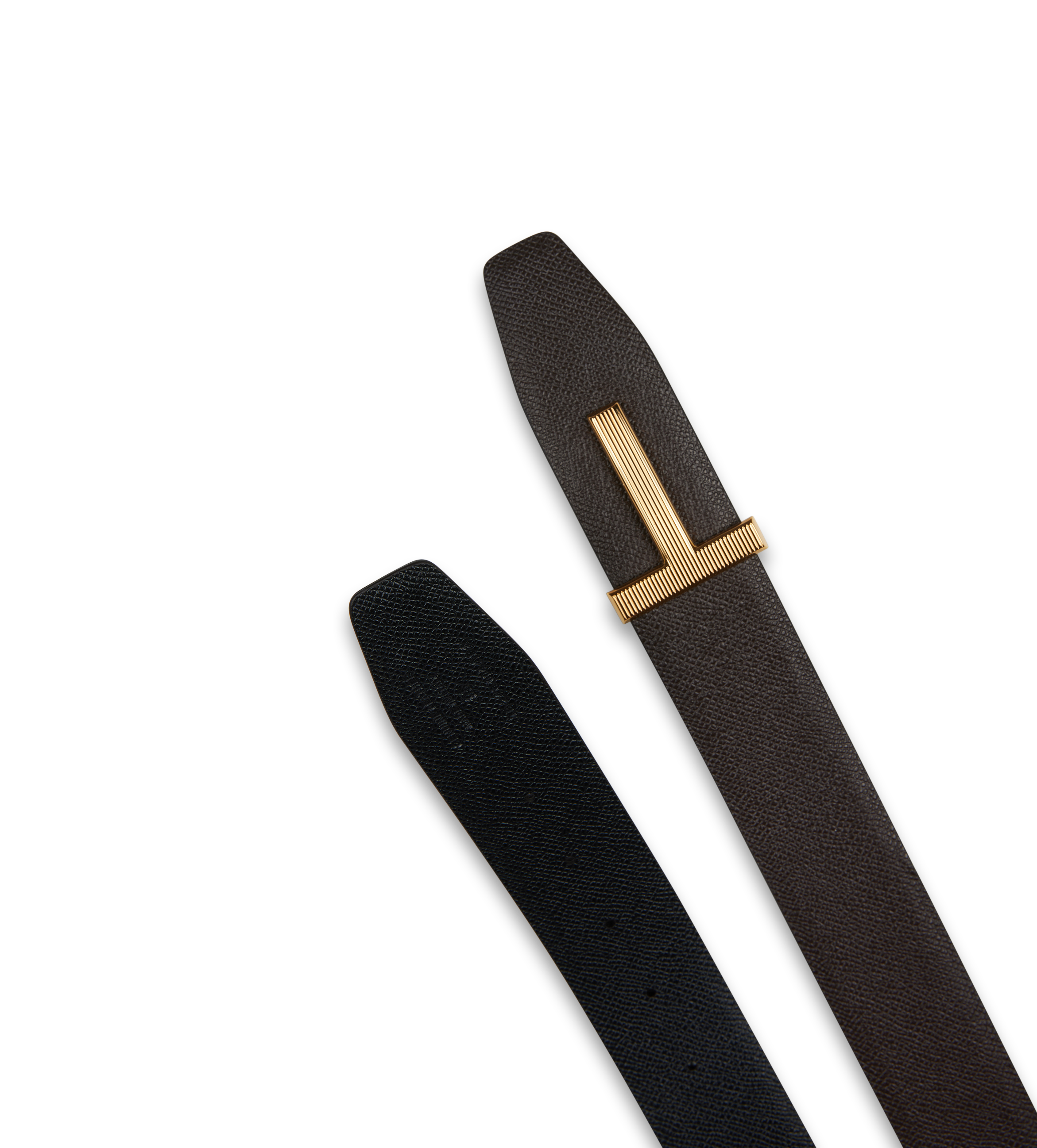 Reversible Full-Grain Leather Belt Chocolate