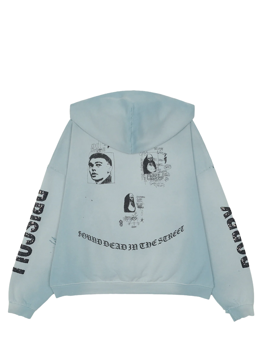 Paly Bobby Driscoll Hoodie in Baby Blue