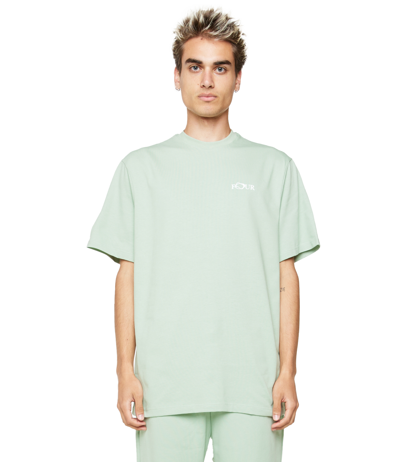 C5 Wavy Logo T-shirt Frosty Green