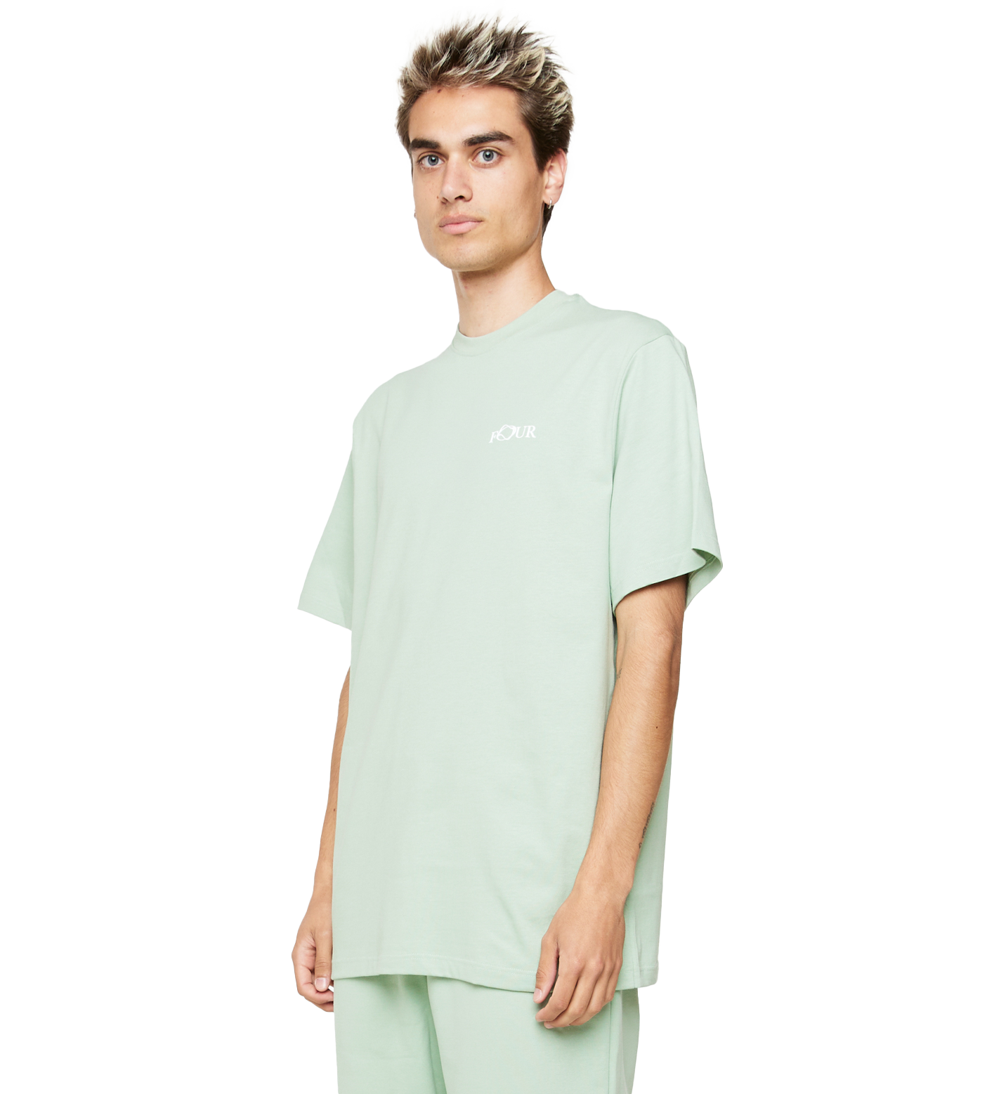 C5 Wavy Logo T-shirt Frosty Green
