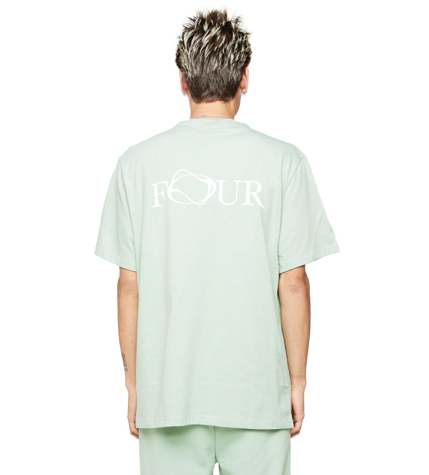 C5 Wavy Logo T-shirt Frosty Green