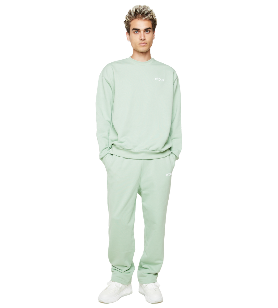 C5 Wavy Logo Pants Frosty Green