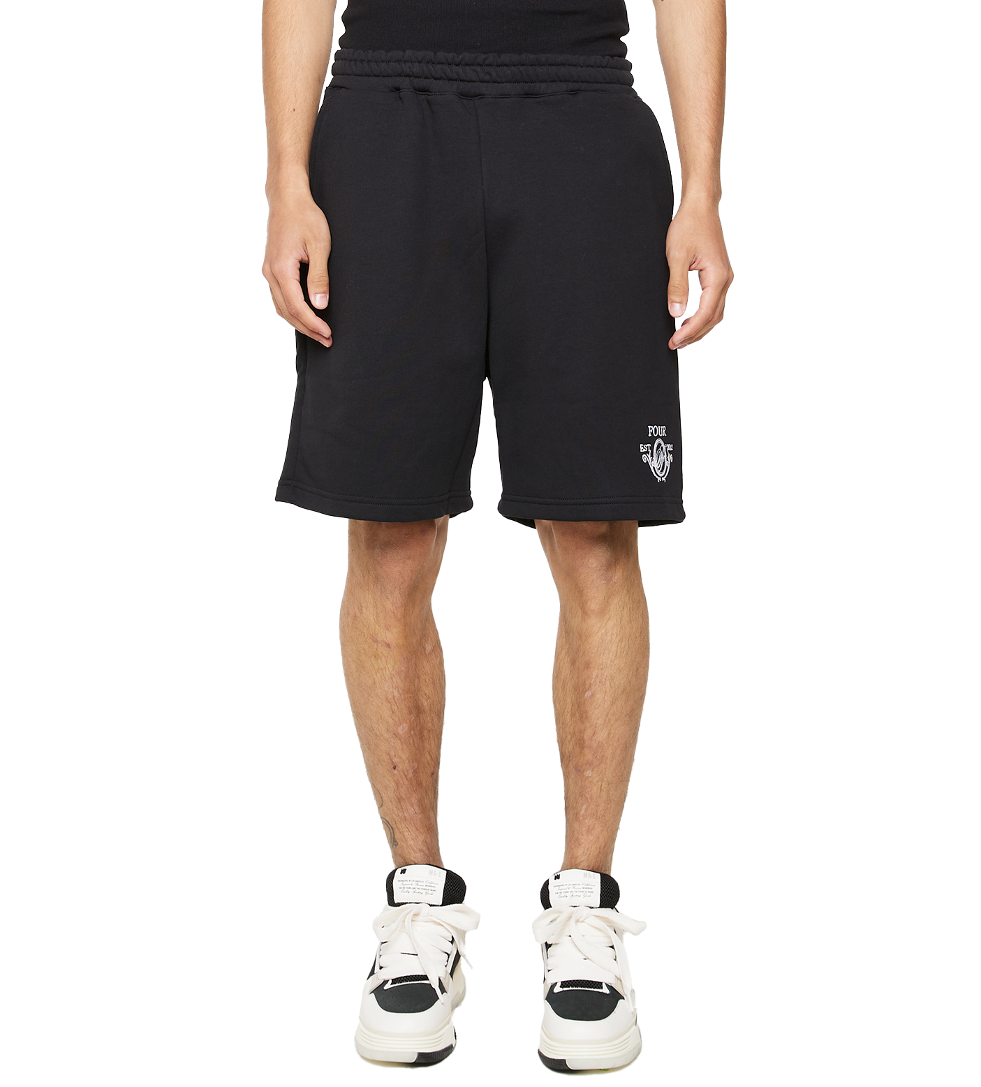 C5 Crest Logo Shorts Black