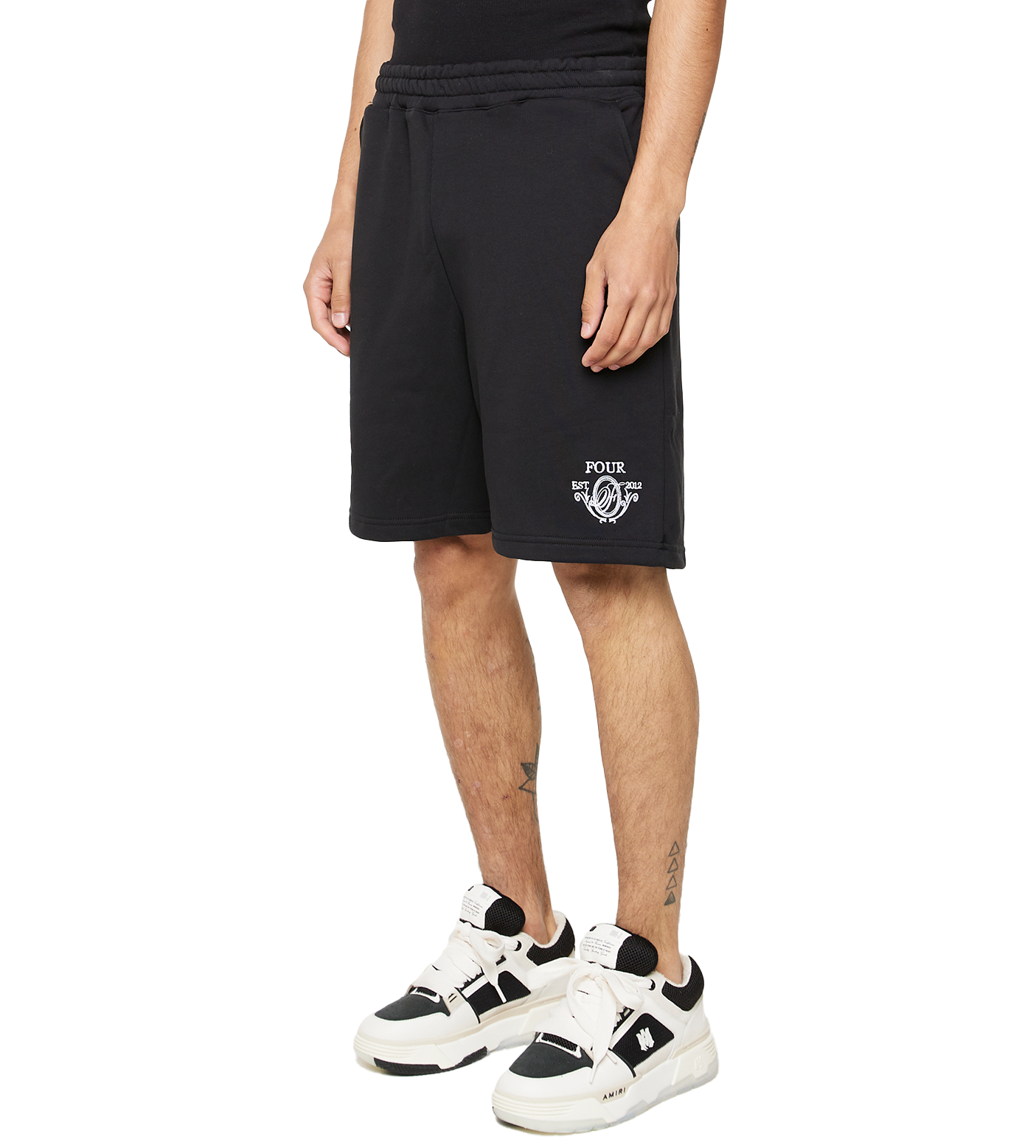 C5 Crest Logo Shorts Black
