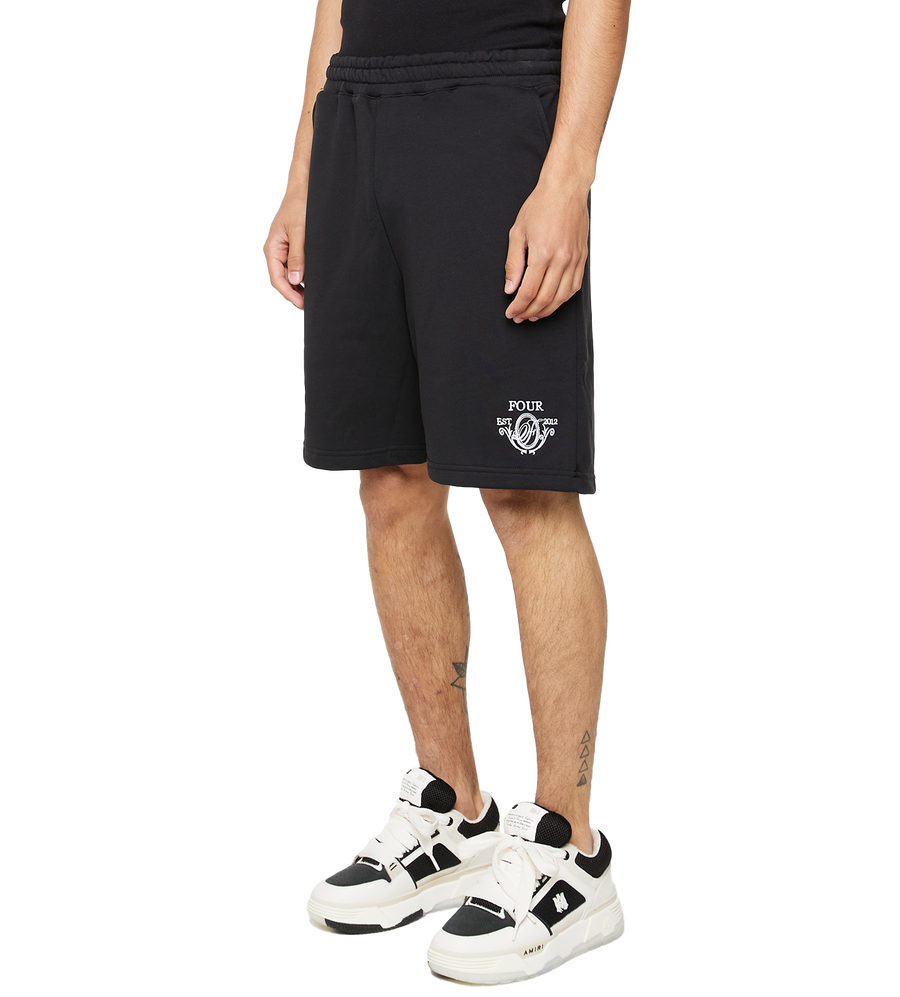 C5 Crest Logo Shorts Black