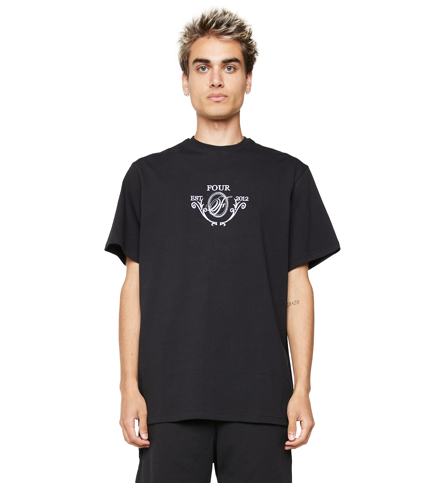 C5 Crest Logo T-shirt Black
