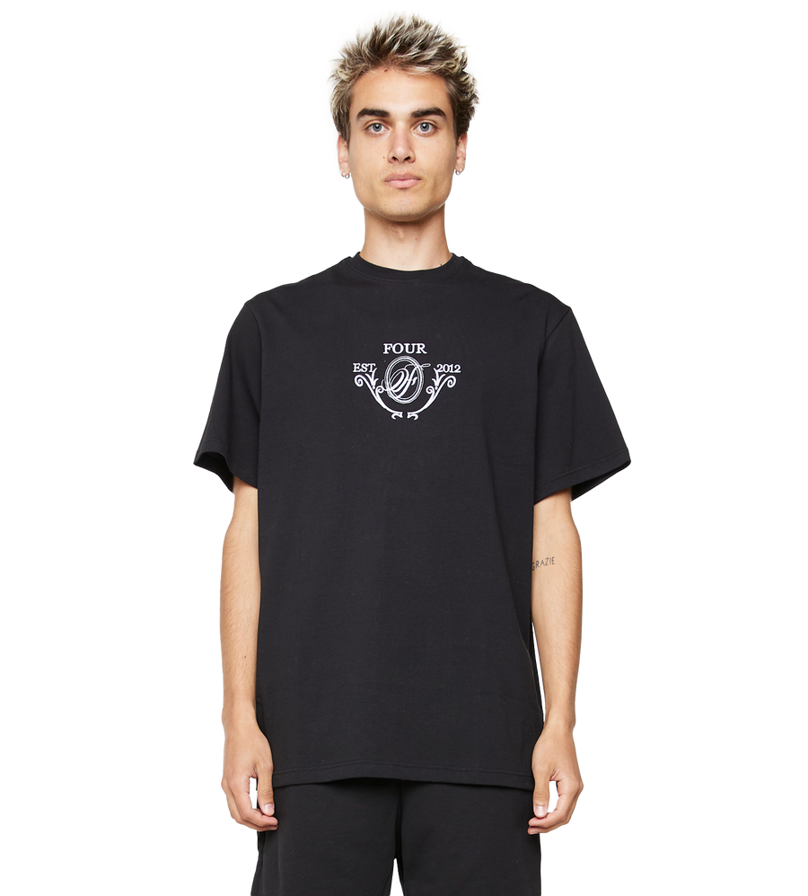 C5 Crest Logo T-shirt Black