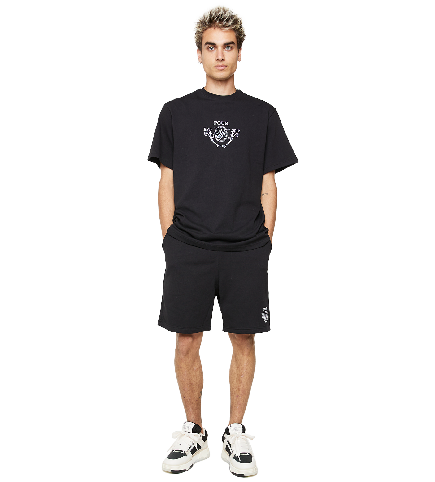 C5 Crest Logo T-shirt Black