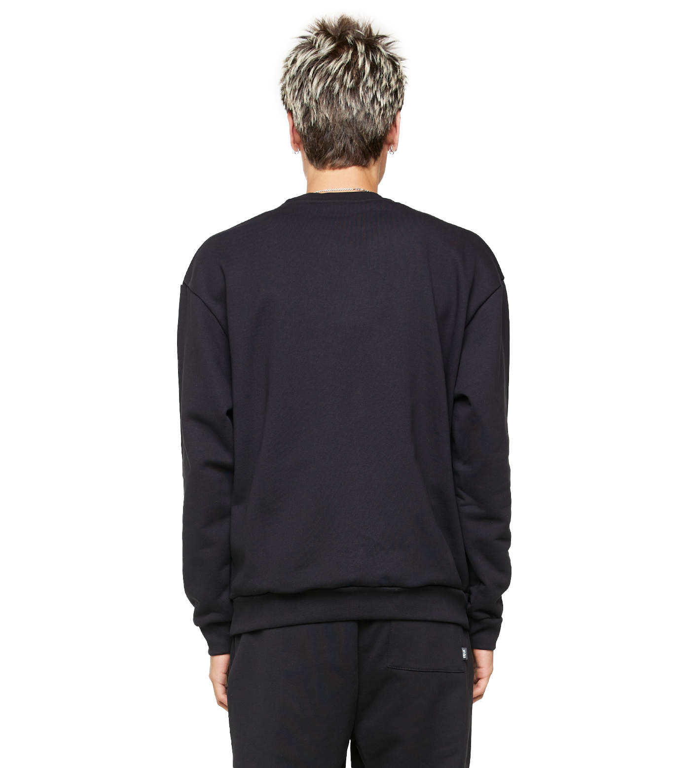 C5 Crest Logo Crewneck Black