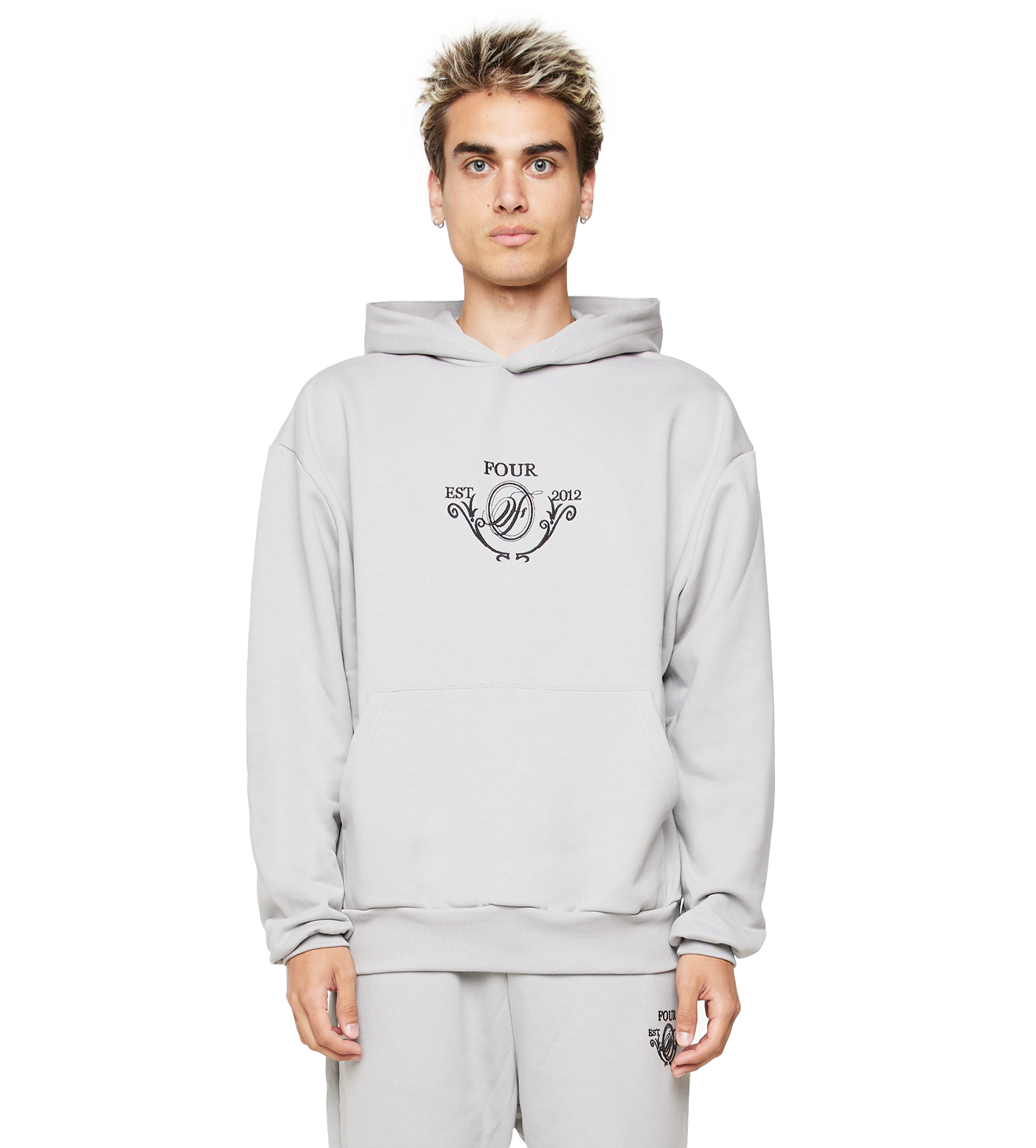 C5 Crest Logo Hoodie Limestone