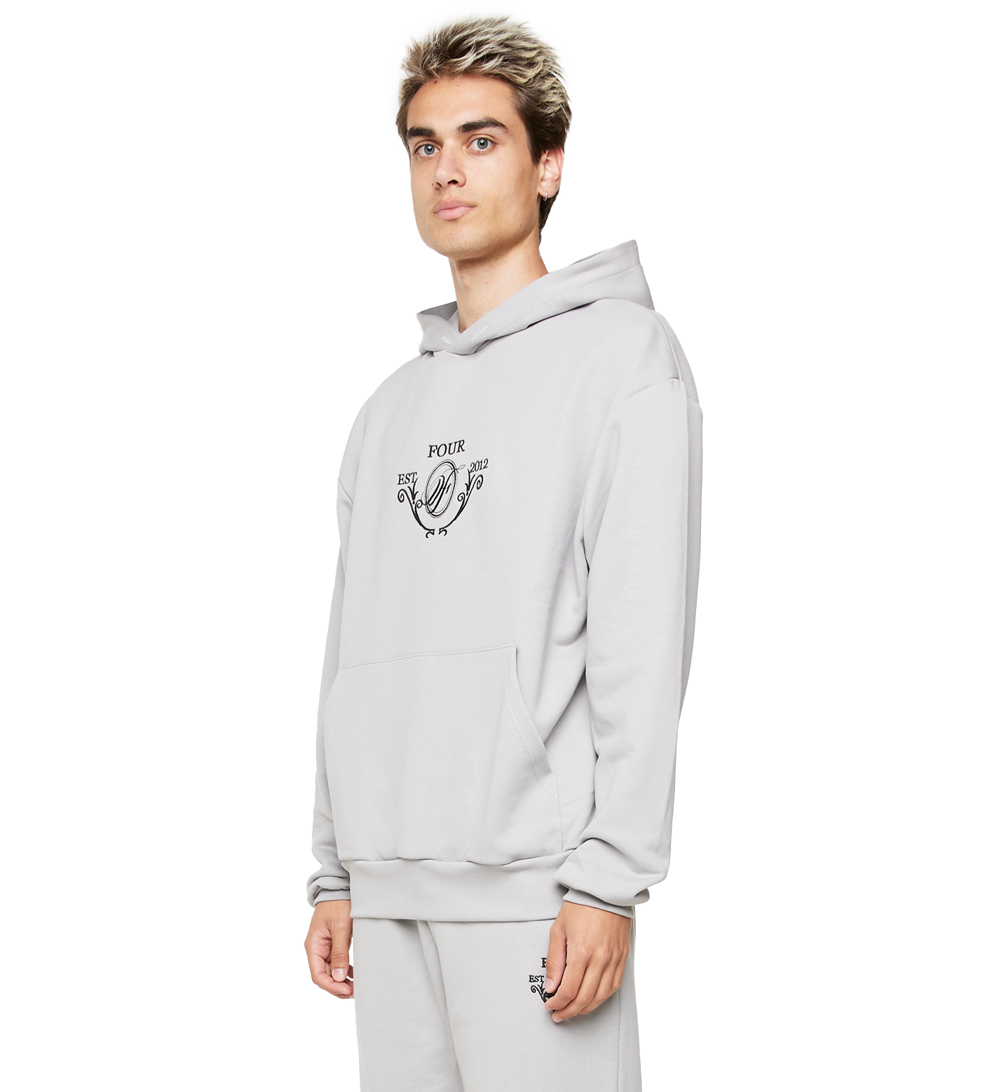 C5 Crest Logo Hoodie Limestone