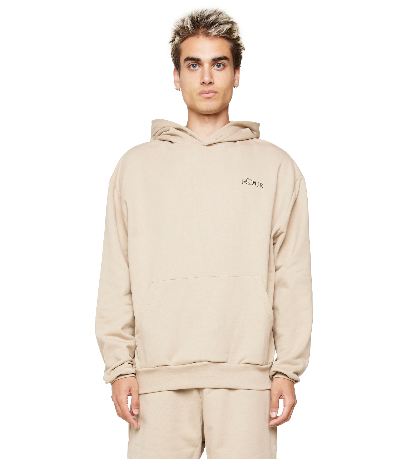 C5 Wavy Logo Hoodie Trench Coat
