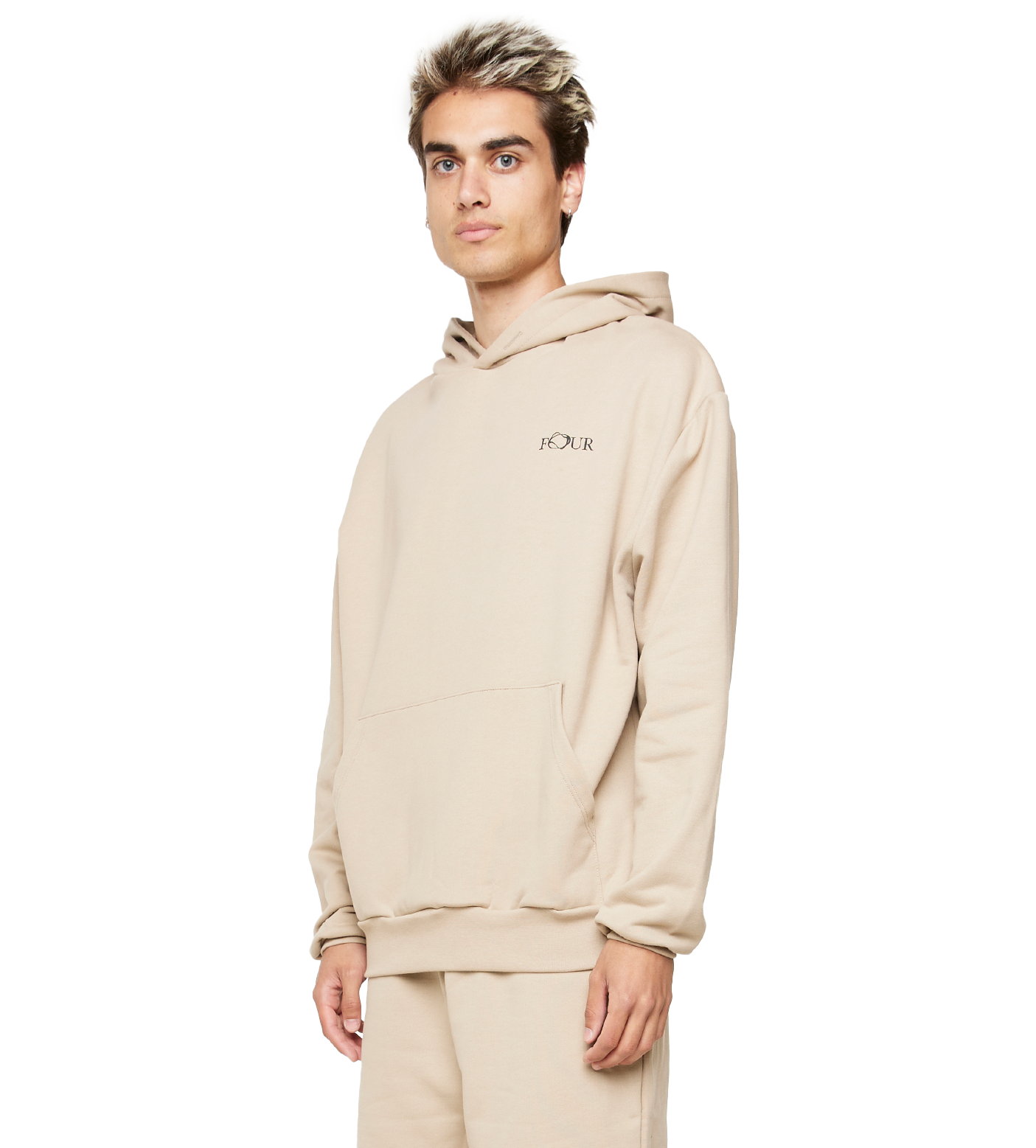 C5 Wavy Logo Hoodie Trench Coat