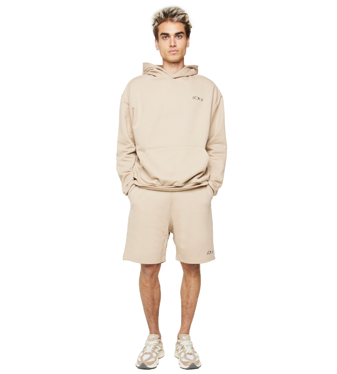 C5 Wavy Logo Hoodie Trench Coat