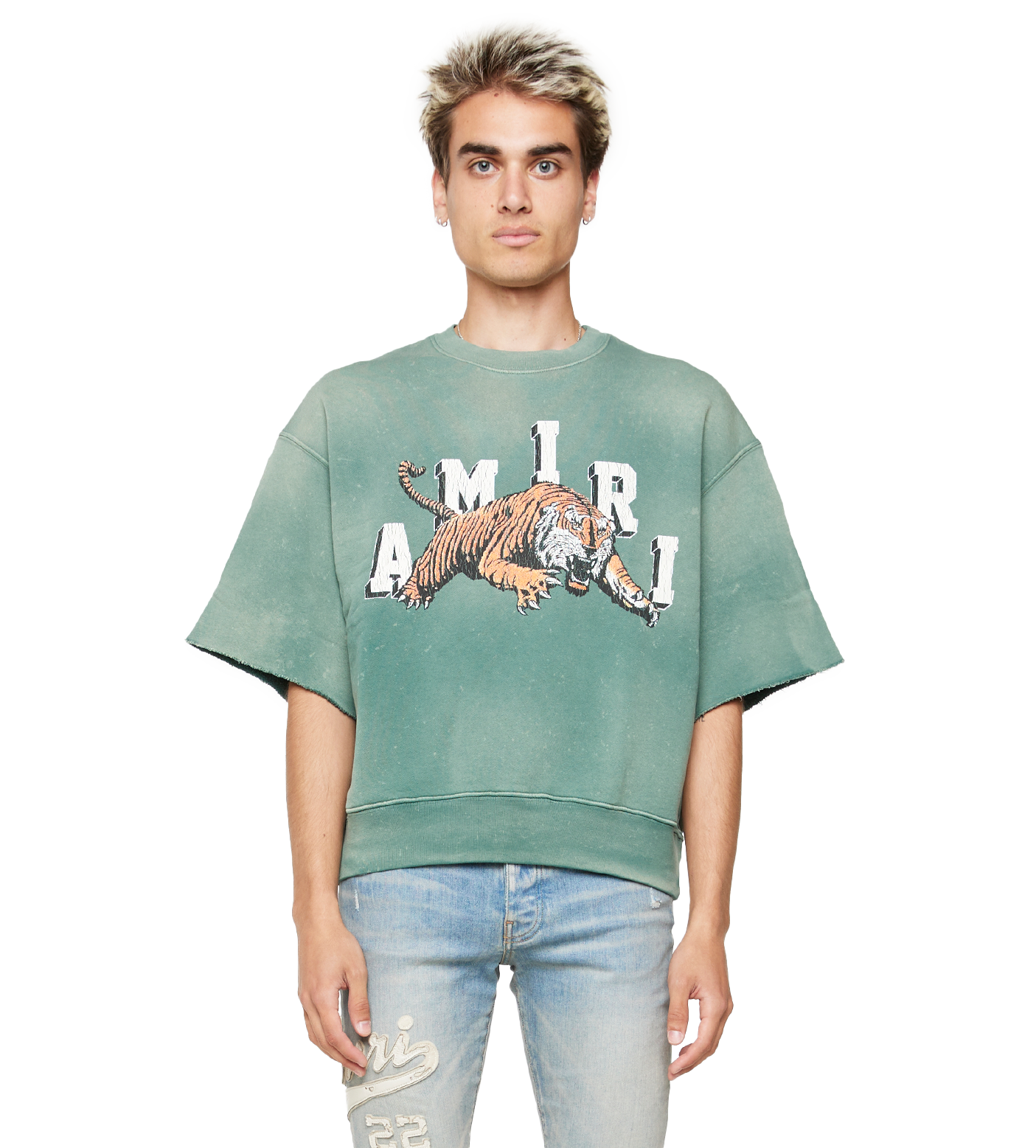 Vintage SS Tiger T-shirt Green