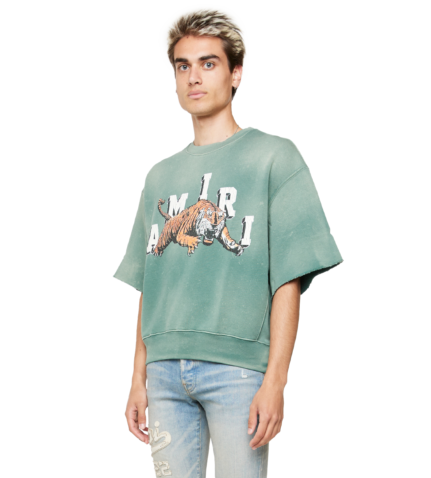 Vintage SS Tiger T-shirt Green