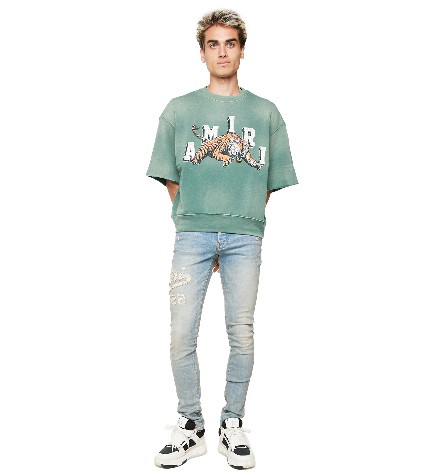 Vintage SS Tiger T-shirt Green