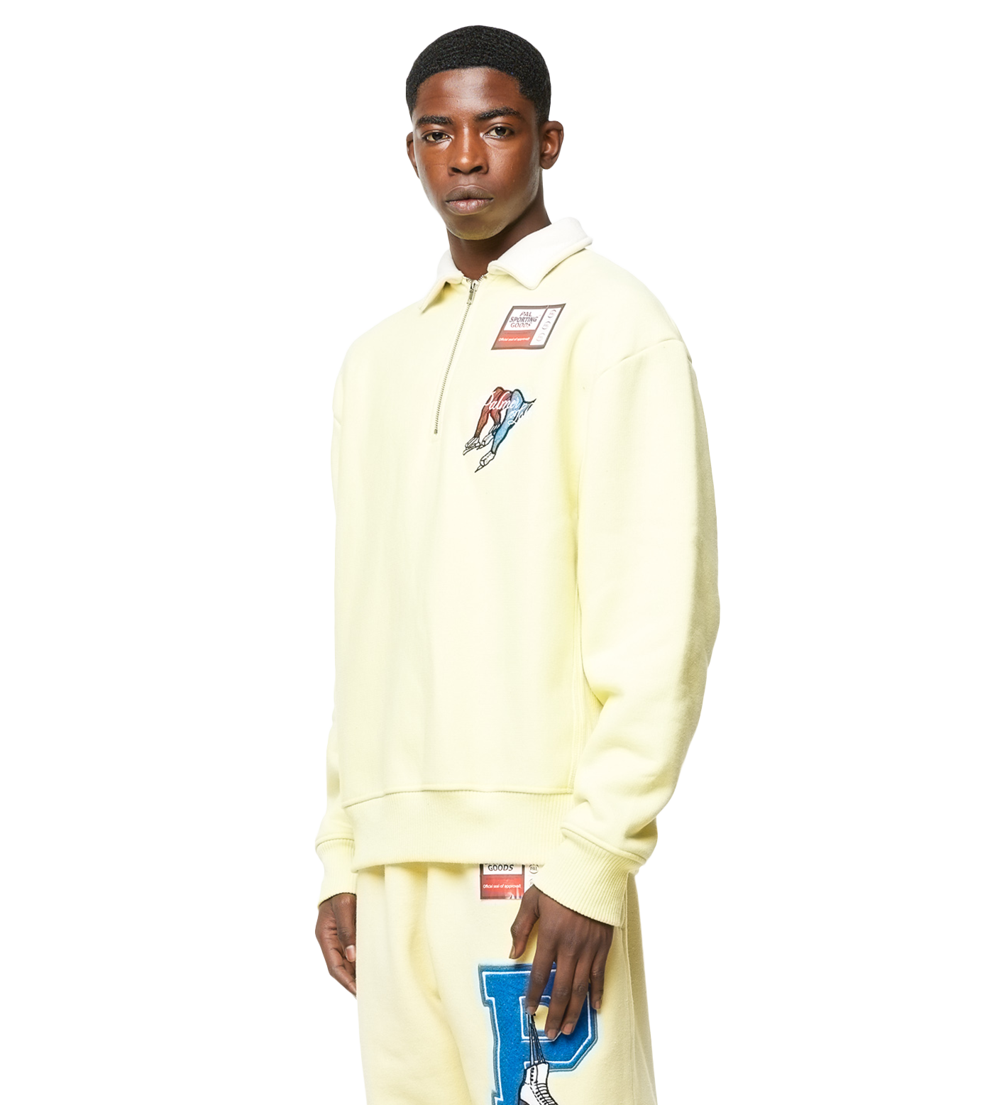 Isu Half Zip Pastel Yellow