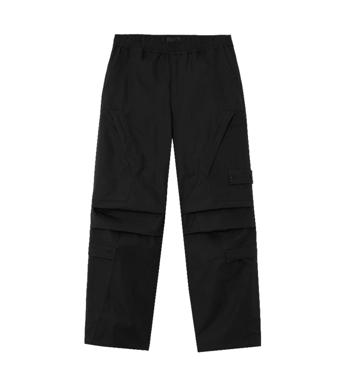 Ghost All-Weather Cotton Canvas Cargo Trousers Black