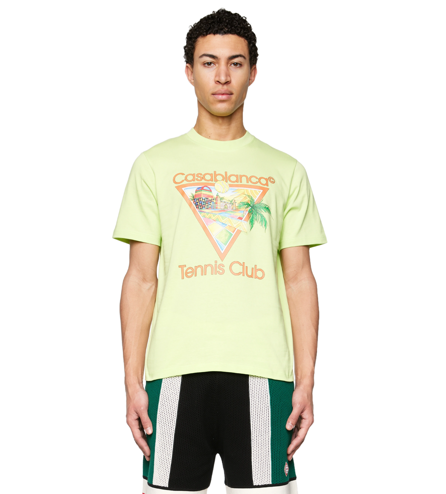 Afro Cubism Tennis Club T-Shirt Green