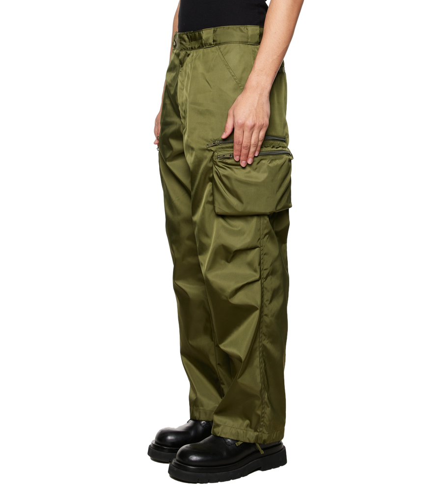 Re-Nylon Cargo Pants Green
