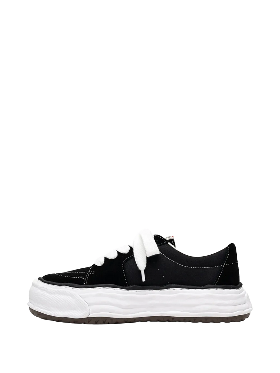 Maison MIHARA YASUHIRO "ERIC" OG Sole Canvas Low-Top Sneaker in Black