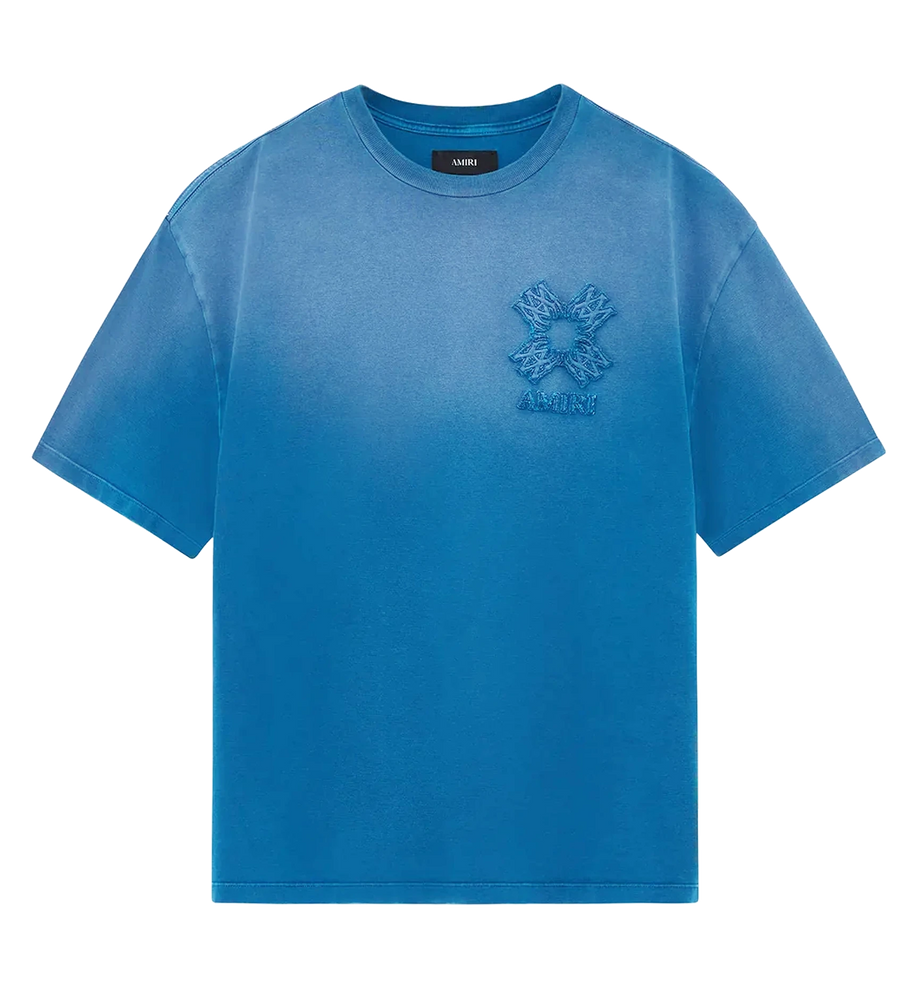 AMIRI MA Quad Oversized T-shirt in Donker blauw