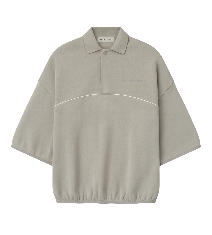 Fear of God Essentials Active Trace 3/4 Sleeve Modern Polo in Seal