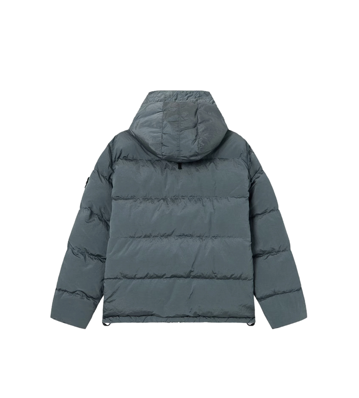 Nylon Metal in ECONYL® Down Jacket Ash Grey