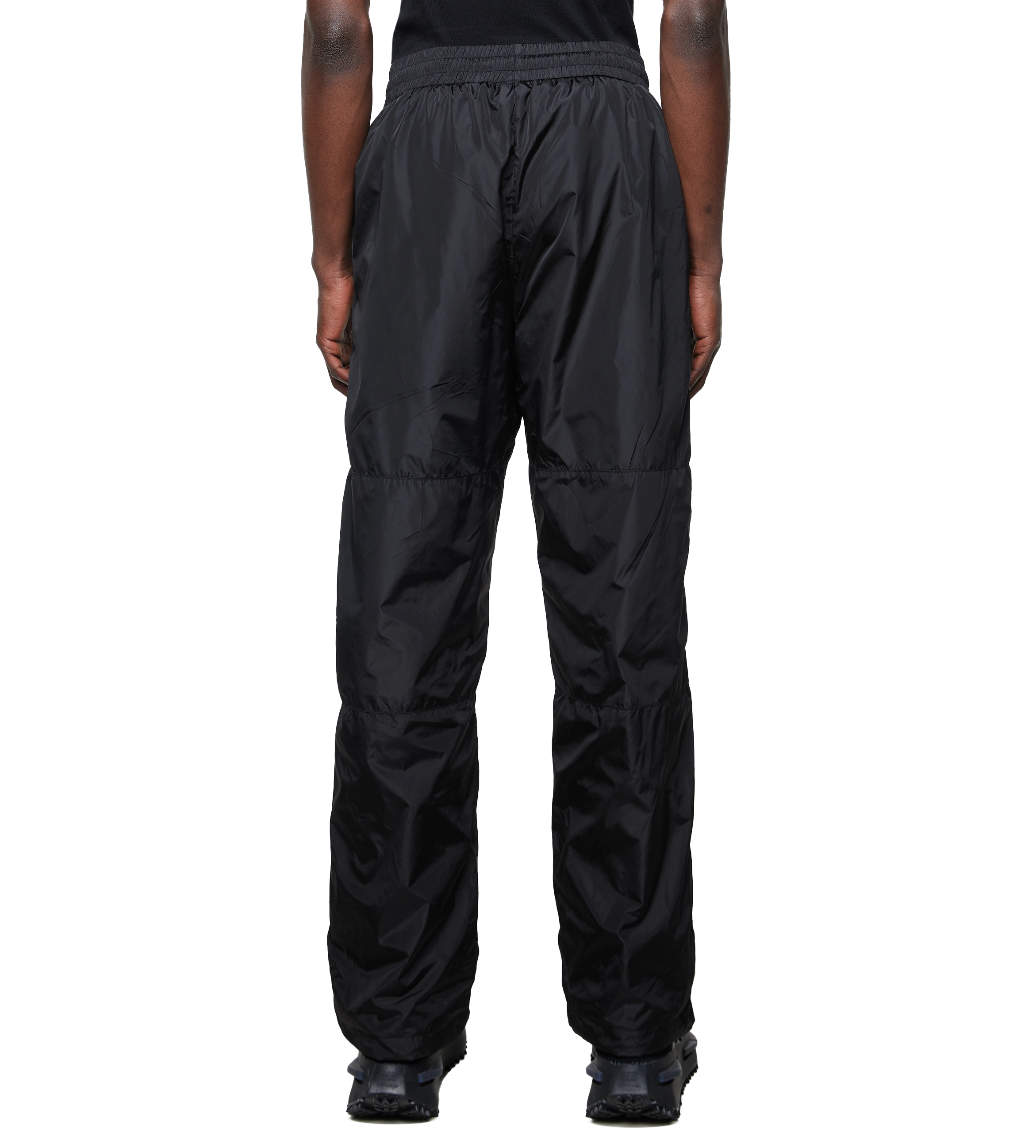 Sport Windbreaker Nylon Pants Black
