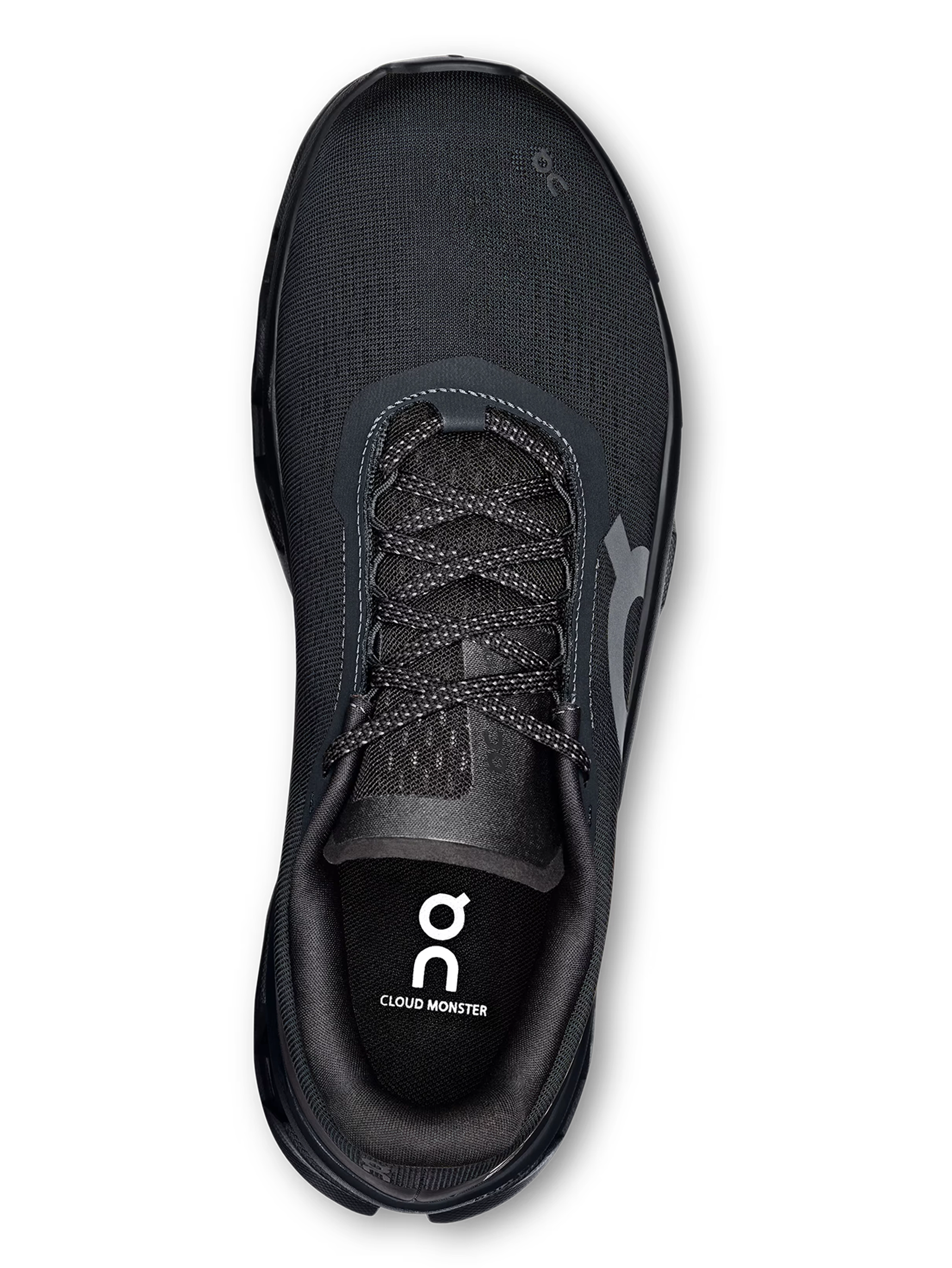 On Cloudmonster in Black