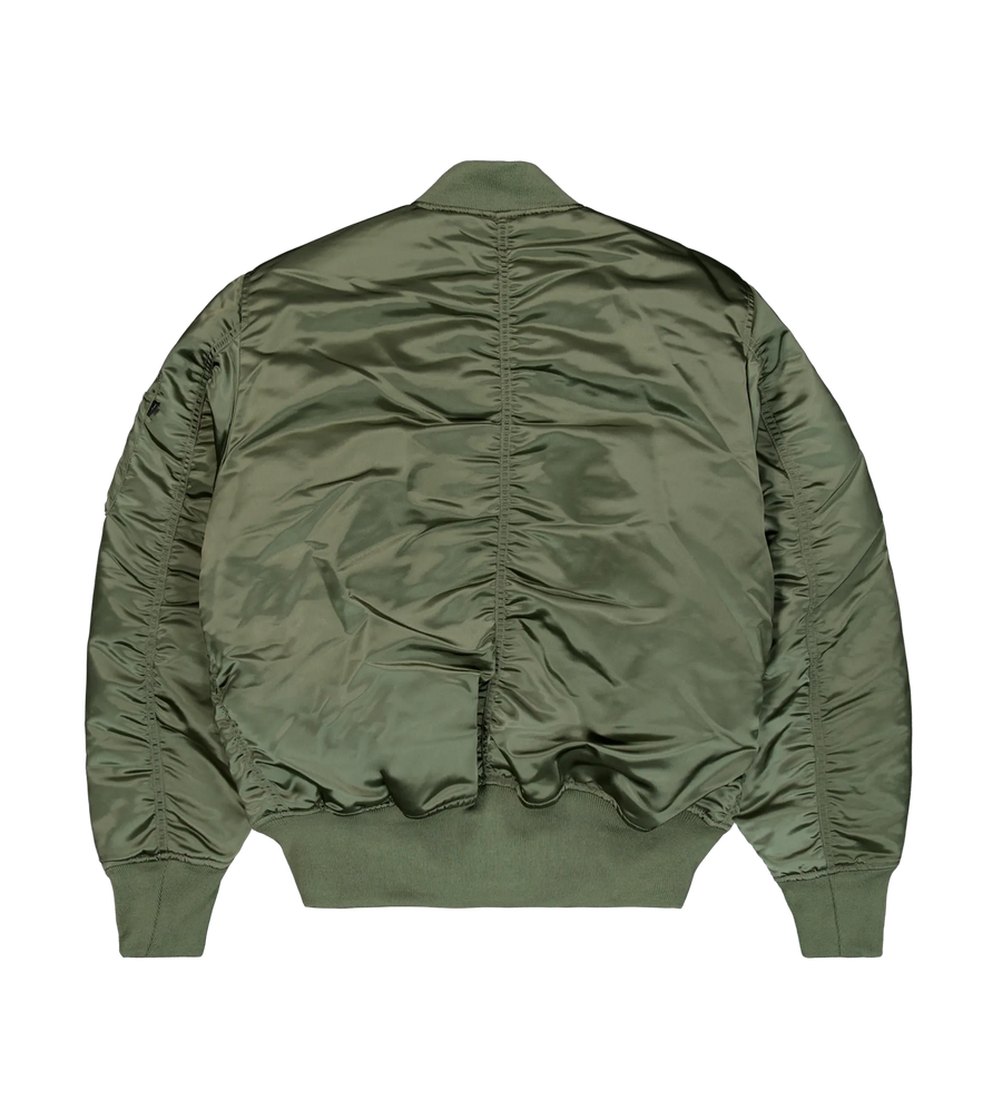 Alpha Industries MA-1 Base Flight UV-bomberjack in saliegroen