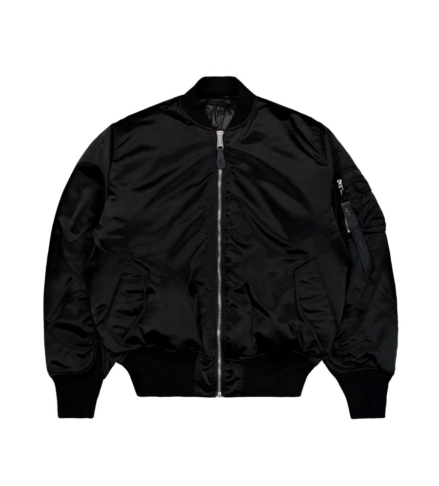 Alpha Industries MA-1 Base Flightjack in zwart