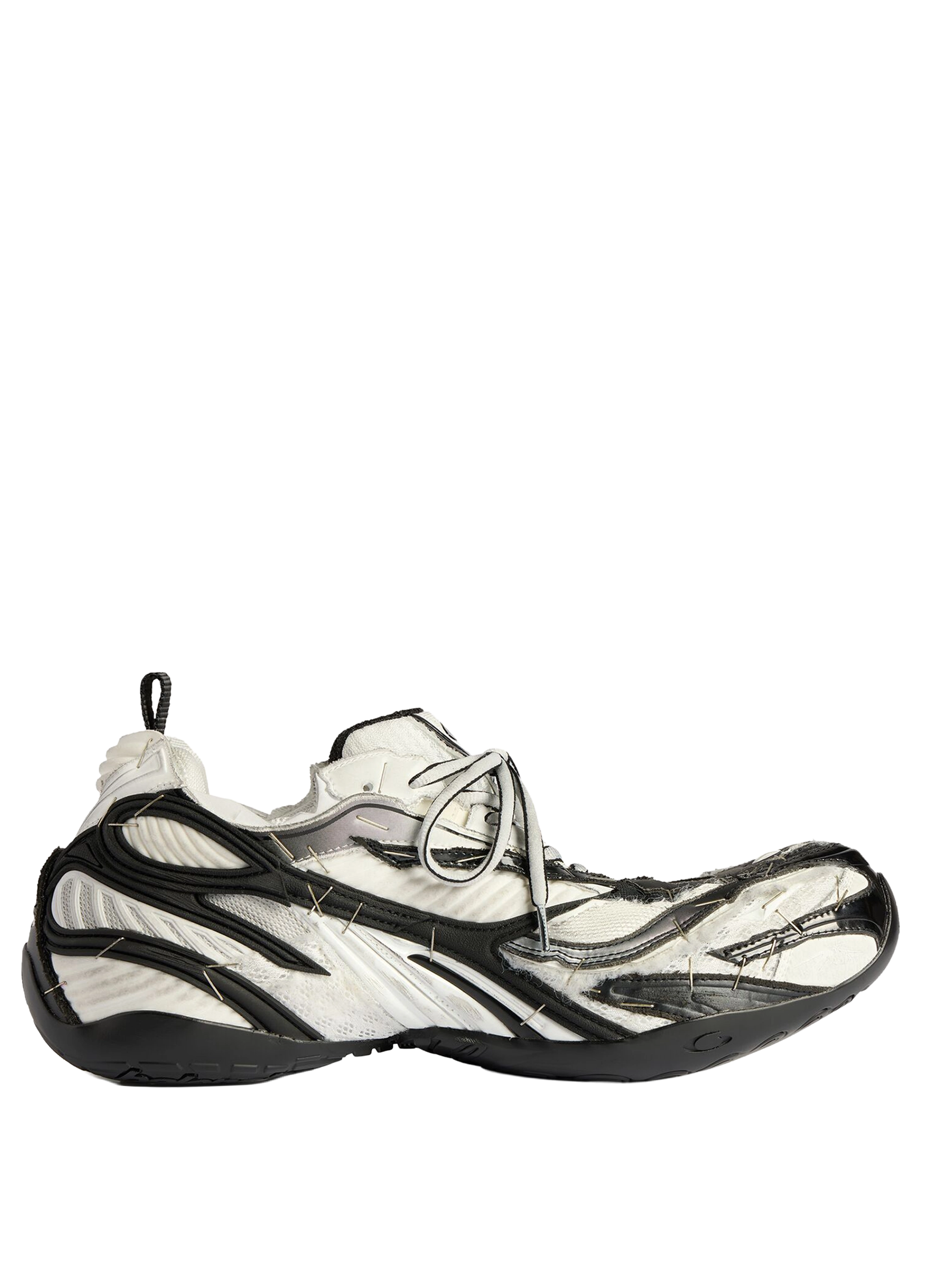 Balenciaga Soleless Sneaker in Black/White