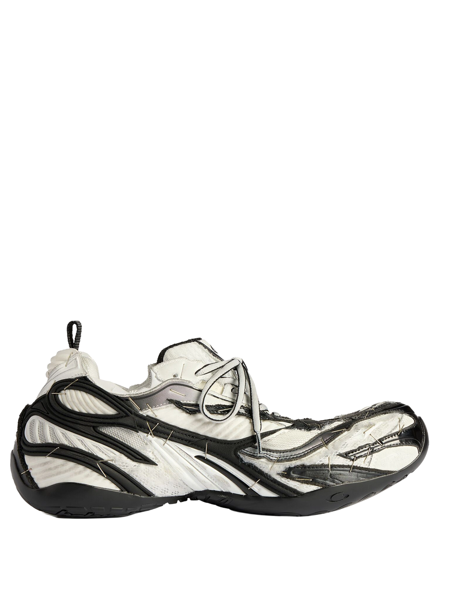 Balenciaga Soleless Sneaker in Black/White