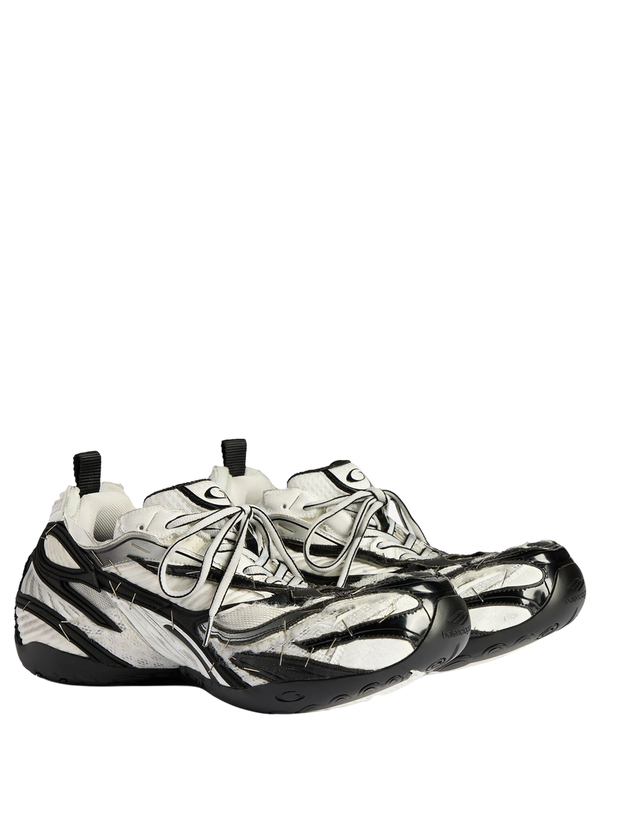 Balenciaga Soleless Sneaker in Black/White
