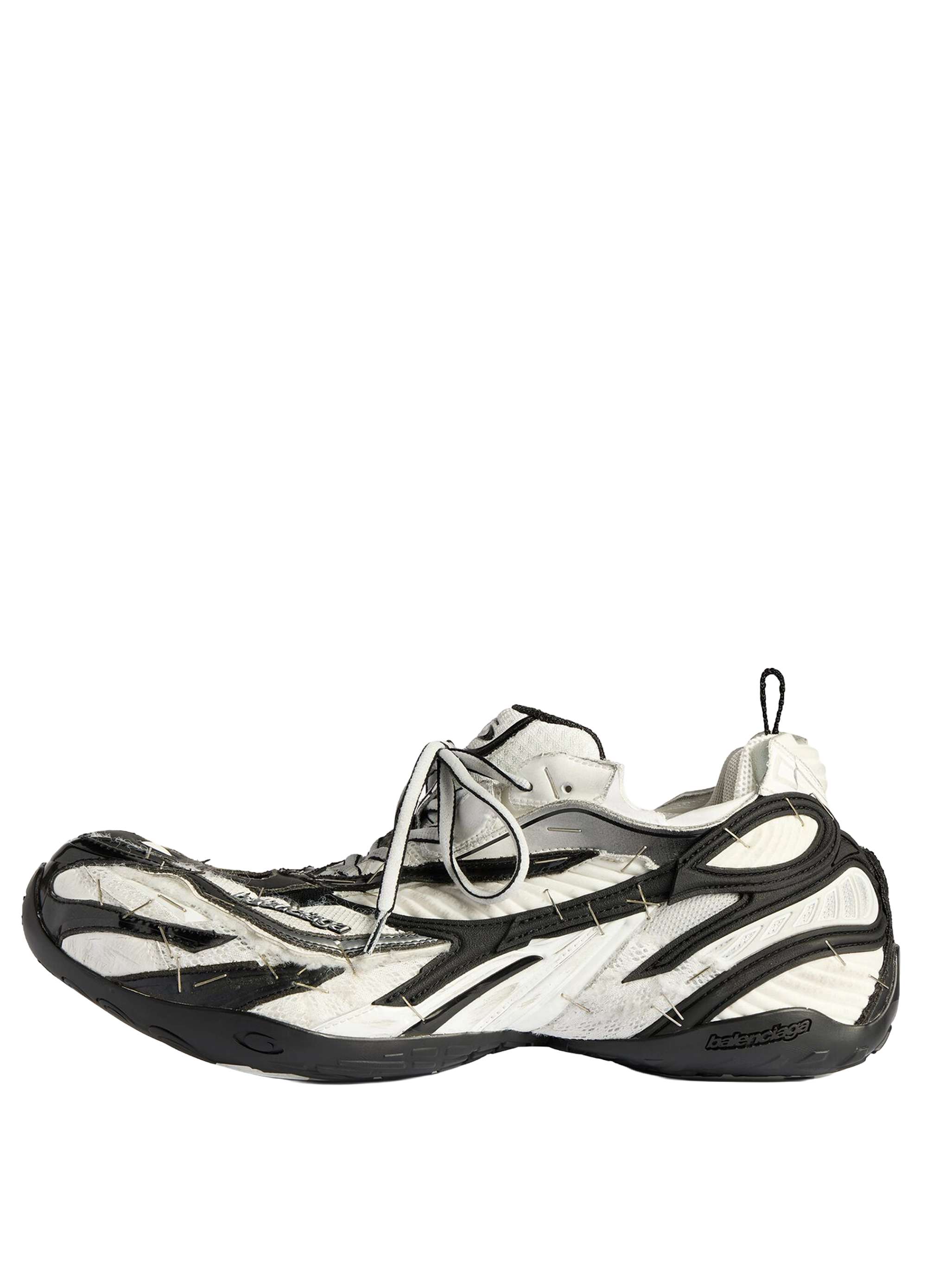 Balenciaga Soleless Sneaker in Black/White