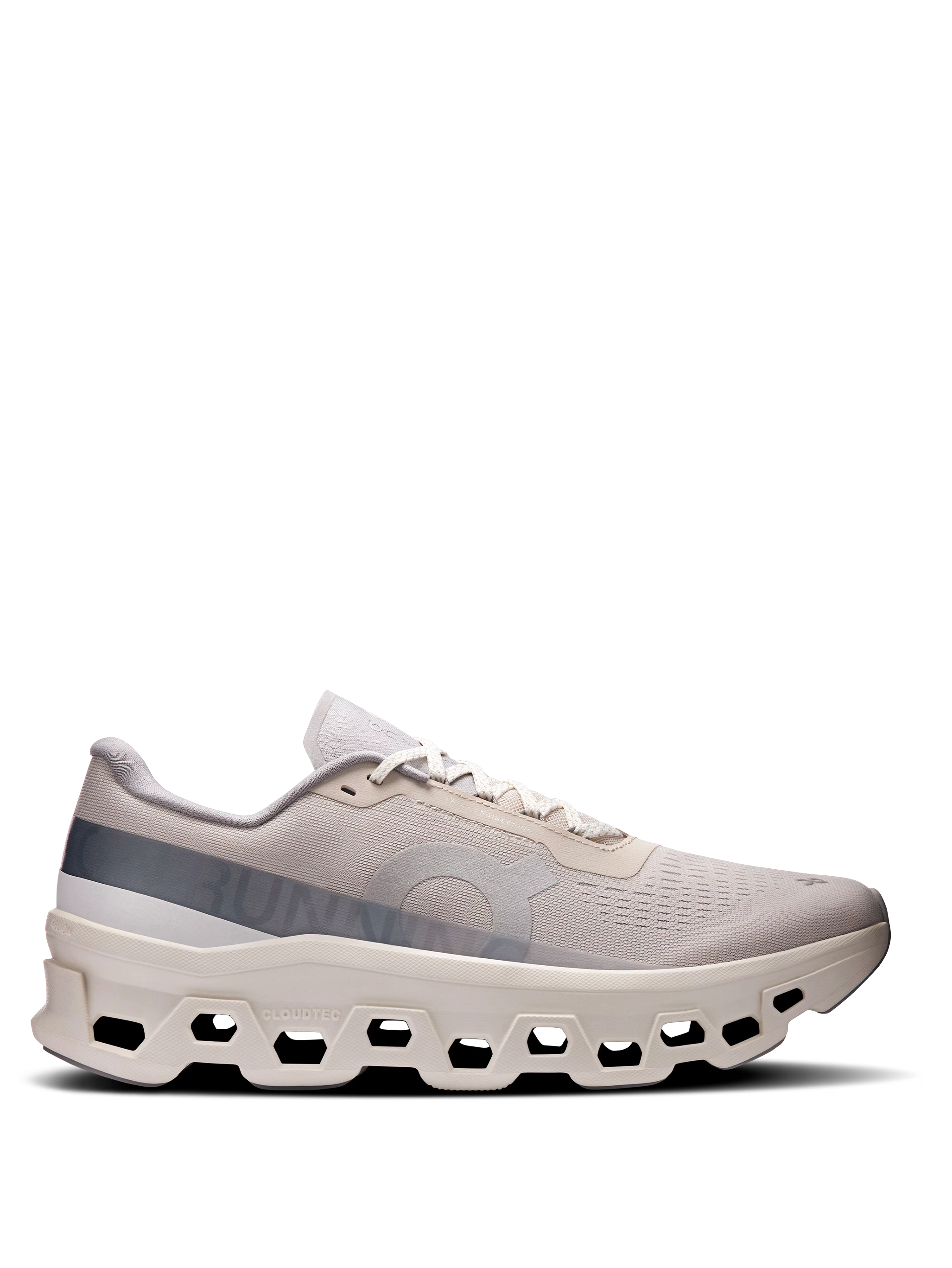 On Cloudmonster in Pearl