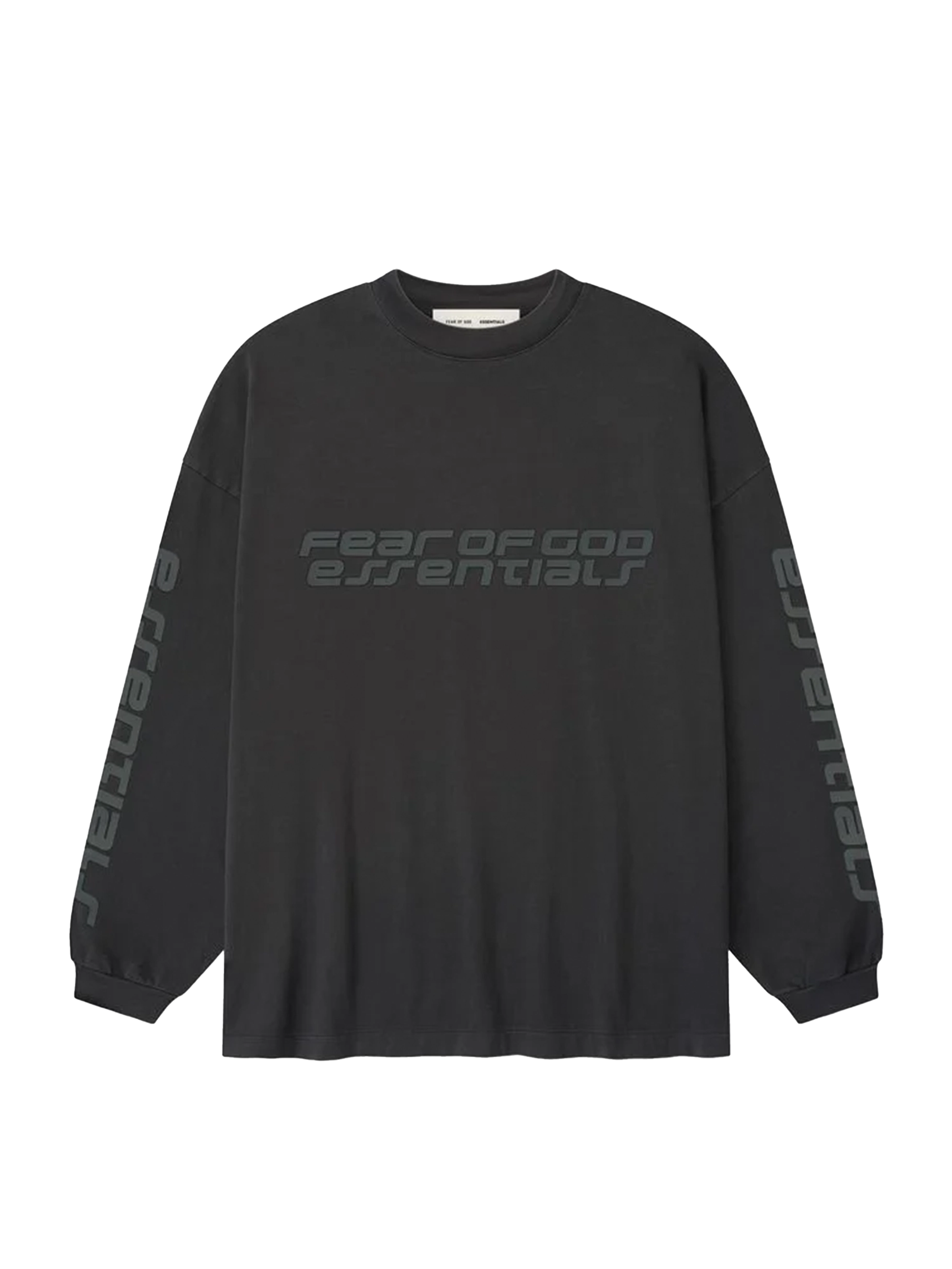 Fear of God Essentials 90s Long Sleeve Tee in Vintage Black