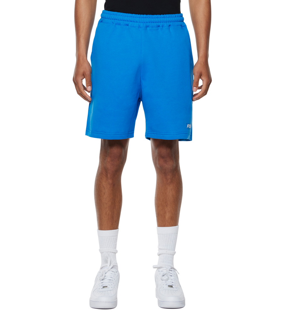 Circles Shorts Princess Blue/ White