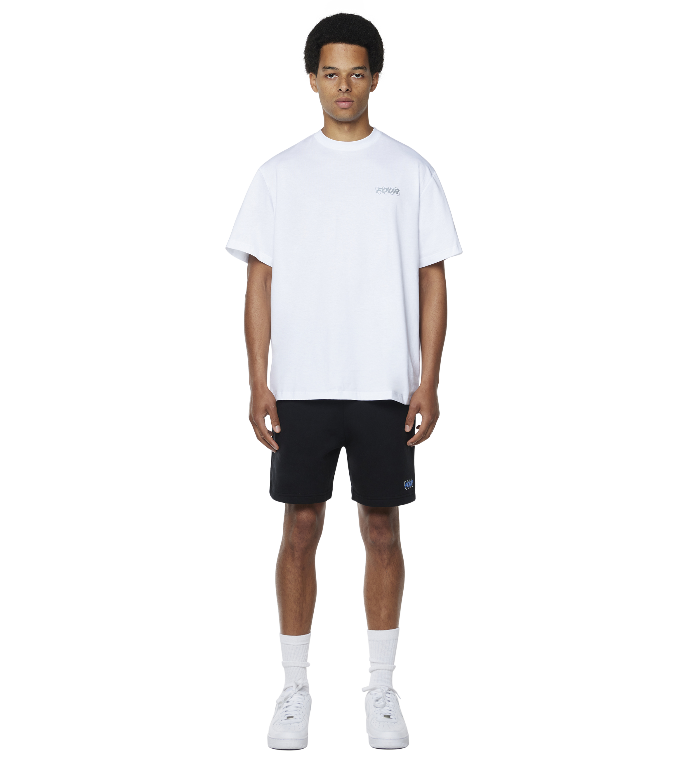 Distorted Logo T-shirt White