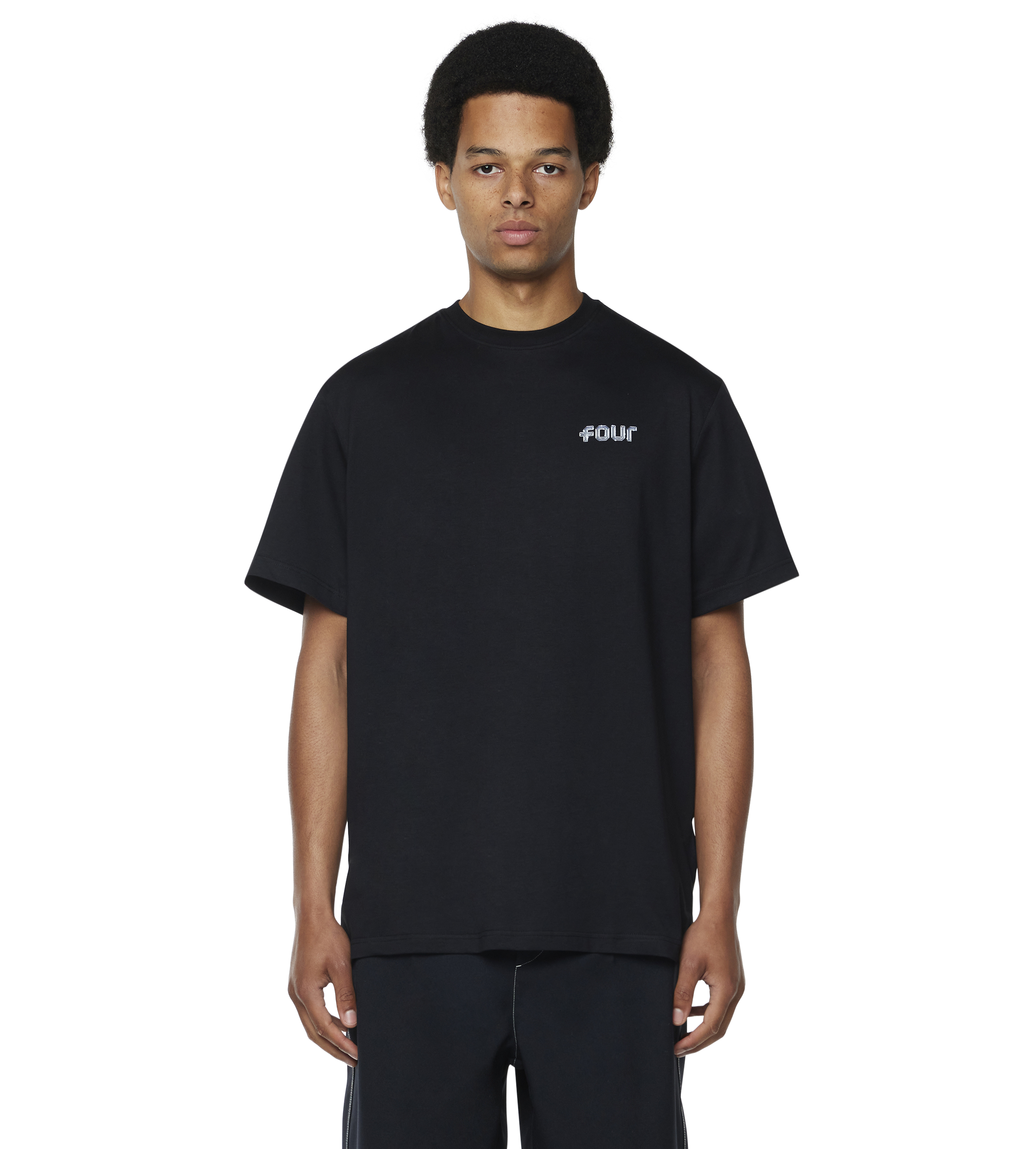 Chrome Logo T-shirt Black