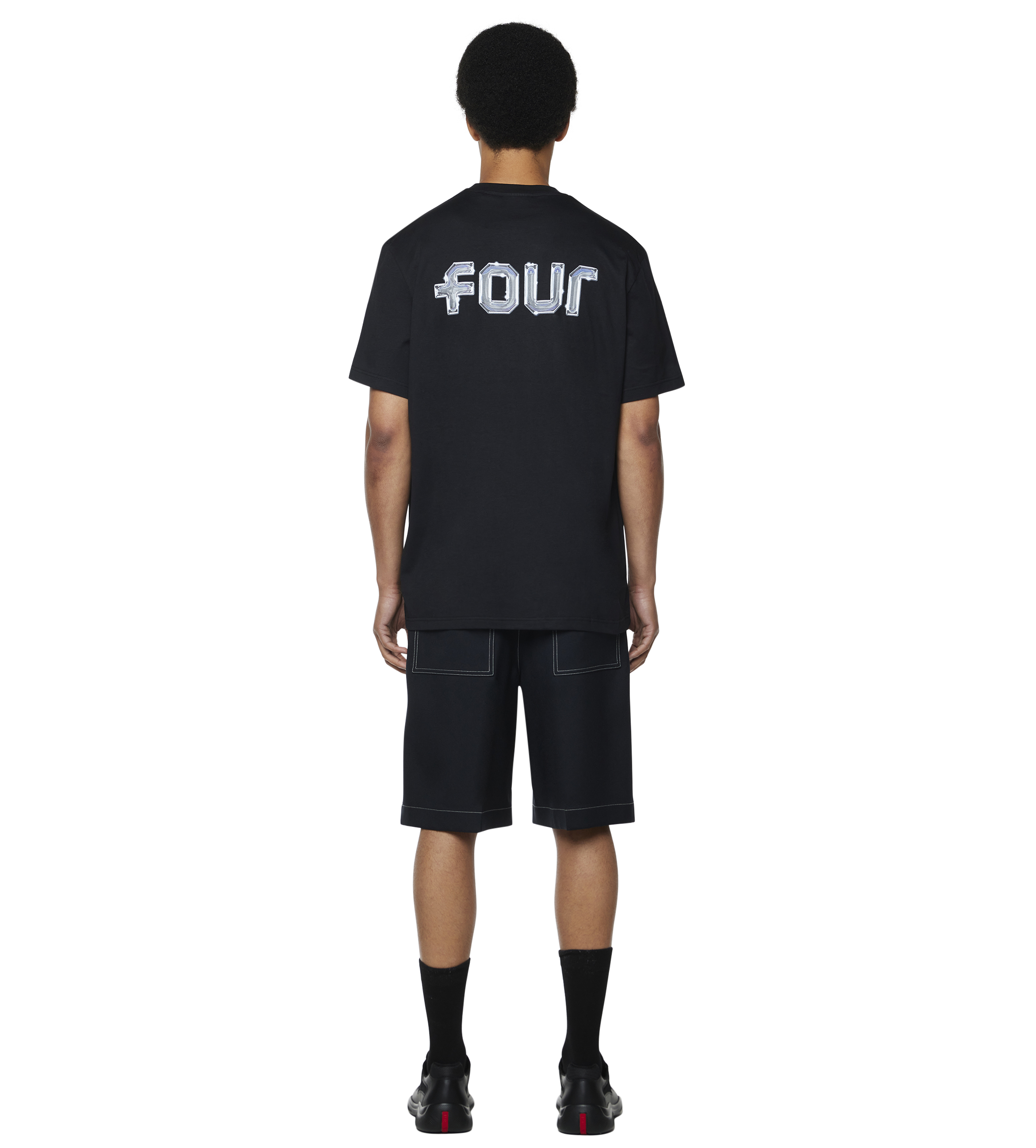 Chrome Logo T-shirt Black